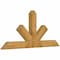 Ekena Millwork Saratoga Rough Sawn Timber Gable Bracket, Western Red Cedar, 72"W x 33"H x 4"D x 6"F, 11/12 Pitch GBW072X33X0406SAR00RWR - alternate 5